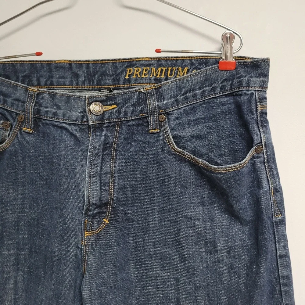 Premium Gap Mens Denim Jeans 36x32 1969 Dark Wash